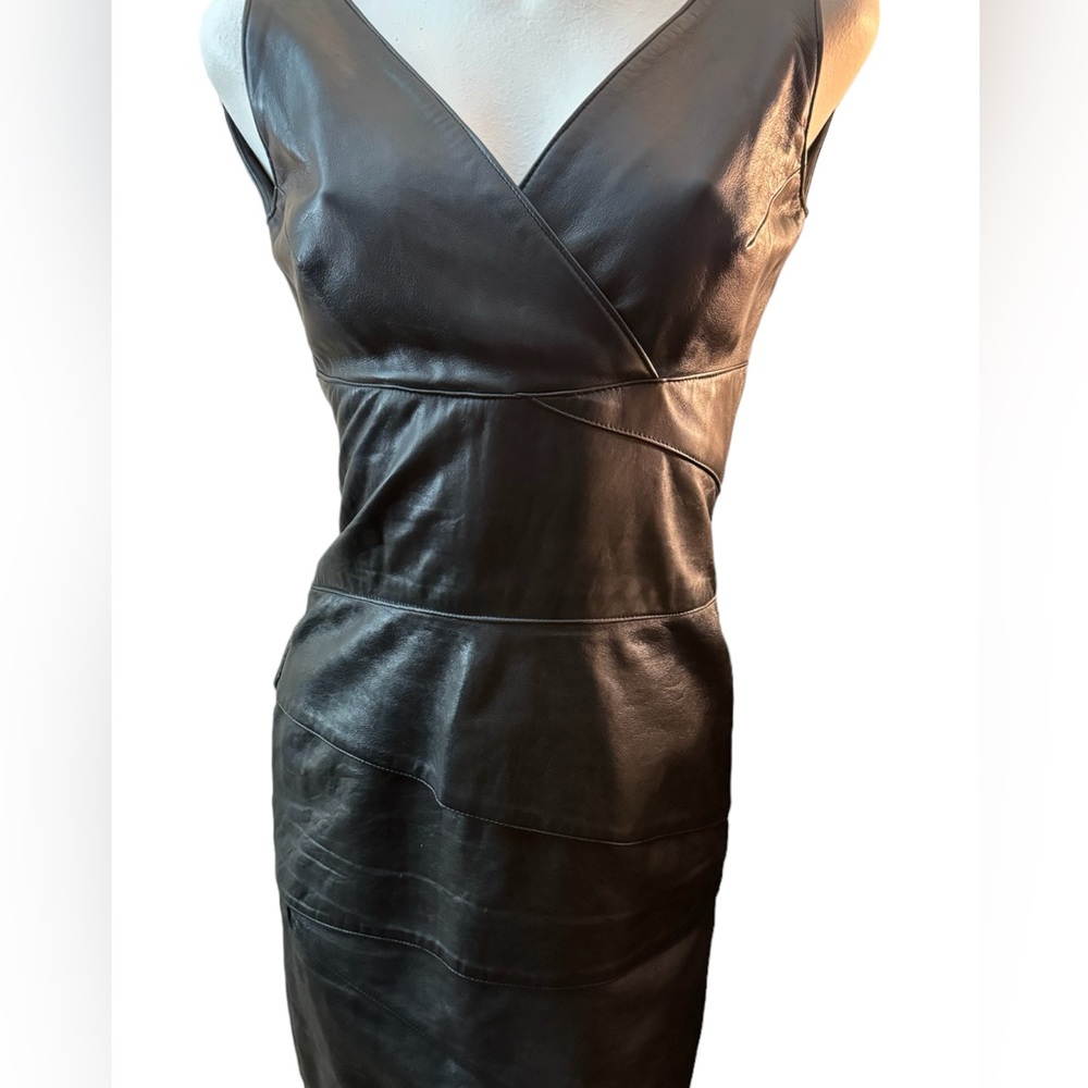 vakko leather dress | Dresses | Vtg Vakko Luxury consignment